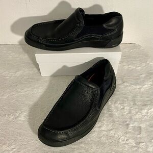 Ecco Black Leather Loafers Men’s Size 46 EU (12-12.5 US) Slip On